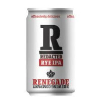 Renegade Brewing Company Redacted Rye IPA (Ryeteous)