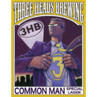 Three Heads Brewing Common Man Special Lager