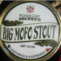 Brodie's Beers Big Mofo Stout - Liquorice & Raspberry
