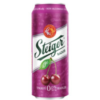 Pivovar Steiger Radler Tmavý 0,0%