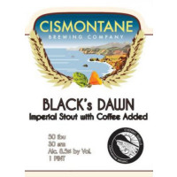 Cismontane Brewing Black's Dawn