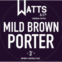 Watts & Co Mild Brown Porter