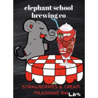 Elephant School Brewing Co Strawberries and Cream Milkshake IPA