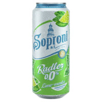 Heineken Hungária Soproni Radler 0.0% Lime-menta