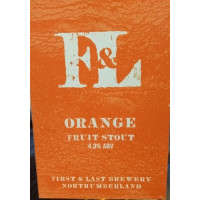 First & Last Brewery Orange Stout