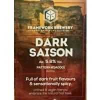 Framework Brewery Dark Saison