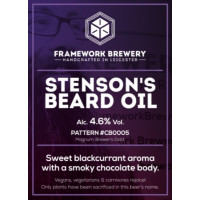 Framework Brewery Stenson's Beard Oil