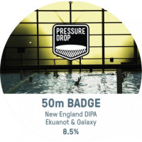 Pressure Drop Brewing 50m Badge
