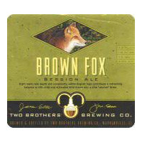 Two Brothers Brewing Company Brown Fox Session Ale