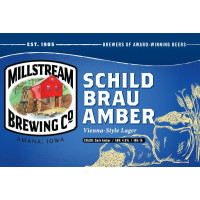 Millstream Brewing Company Schild Brau Amber
