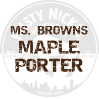 Rusty Nickel Brewing Company Ms. Brown's Maple Porter