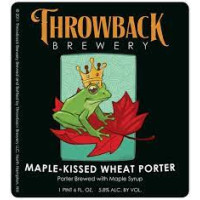Throwback Brewery Maple-Kissed Porter