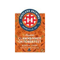 Highland Brewing Company Clawhammer Oktoberfest