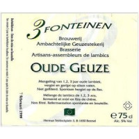 Brouwerij 3 Fonteinen Oude Geuze (1996)