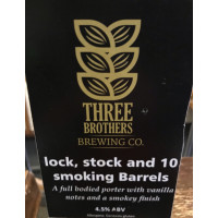 Three Brothers Brewing Co. Lock, Stock and 10 Smoking Barrels
