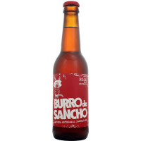 Cervezas La Sagra Burro de Sancho Roja