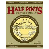 Half Pints Brewing Co. Weizen Heimer