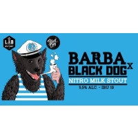 LAB Split Black Dog