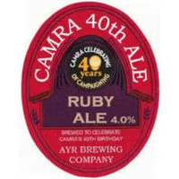 Ayr Brewing Company CAMRA 40th Birthday Ale