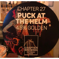 Chapter Brewing 27 Puck At The Helm