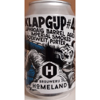 Homeland Klapgijp BA #4 - Laphraoig Barrel Aged Imperial Smoked Boekweit Porter