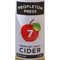 Peopleton Press 7 Premium Craft Cider Medium
