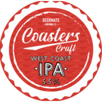 Beermats Brewing Company Coasters Craft West Coast IPA