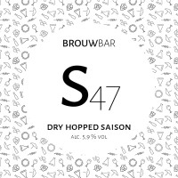 Brouwbar S47 Dry Hopped Saison