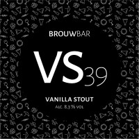 Brouwbar VS39 Vanilla Stout