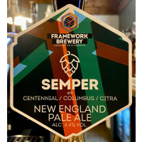 Framework Brewery Semper #9 - Centennial, Columbus, Citra
