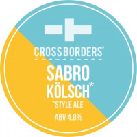Cross Borders Brewing Company Sabro Kolsch
