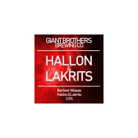 Giant Brothers Brewing Co. Hallon & Lakrits Folkis