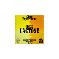 Giant Brothers Experiment 0002# Lactose