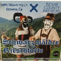 Hand Drawn Monkey Schwarzwalder Kirschtorte