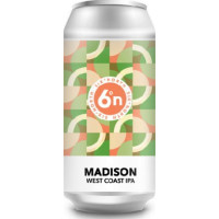 Six Degrees North (Six°North) Madison West Coast IPA