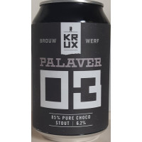 Krux Brouwwerf Palaver 03 - 85% Pure Choco Stout