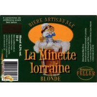 Brasserie Artisanale MilleVertus Feller La Minette Lorraine Blonde