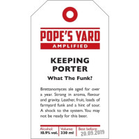 Pope's Yard Brewery Keeping Porter