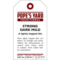 Pope's Yard Brewery Strong Dark Mild