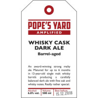 Pope's Yard Brewery Whisky Cask Dark Ale