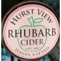 Hurst View Cider Rhubarb