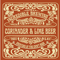 Incredible Brewing Co. Coriander & Lime Beer