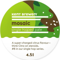 Kent Brewery Single Hopped Pale - Mosaic #8