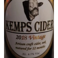 Kemps Cider 2018 Vintage