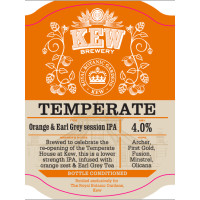 Kew Brewery Temperate (4% Orange Label)