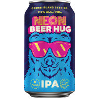 Goose Island Beer Company Neon Beer Hug