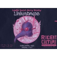 Resident Culture Brewing Company Double Barrel Cherry Brandy Unkindness