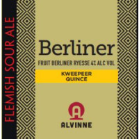Brouwerij Alvinne Berliner Ryesse Kweepeer / Quince