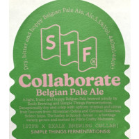 Simple Things Fermentations Collaborate - Belgian Pale Ale