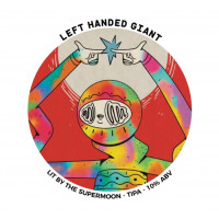 Left Handed Giant Brewing Co. Lit By The Supermoon